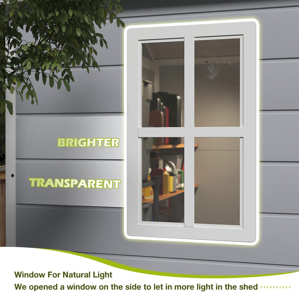 Homall Resin Outdoor Storage Shed, 6 X 4 FT Garden Tool Sheds & Outdoor Storage House with Single Lockable Door for Backyard Garden Patio Lawn Homall