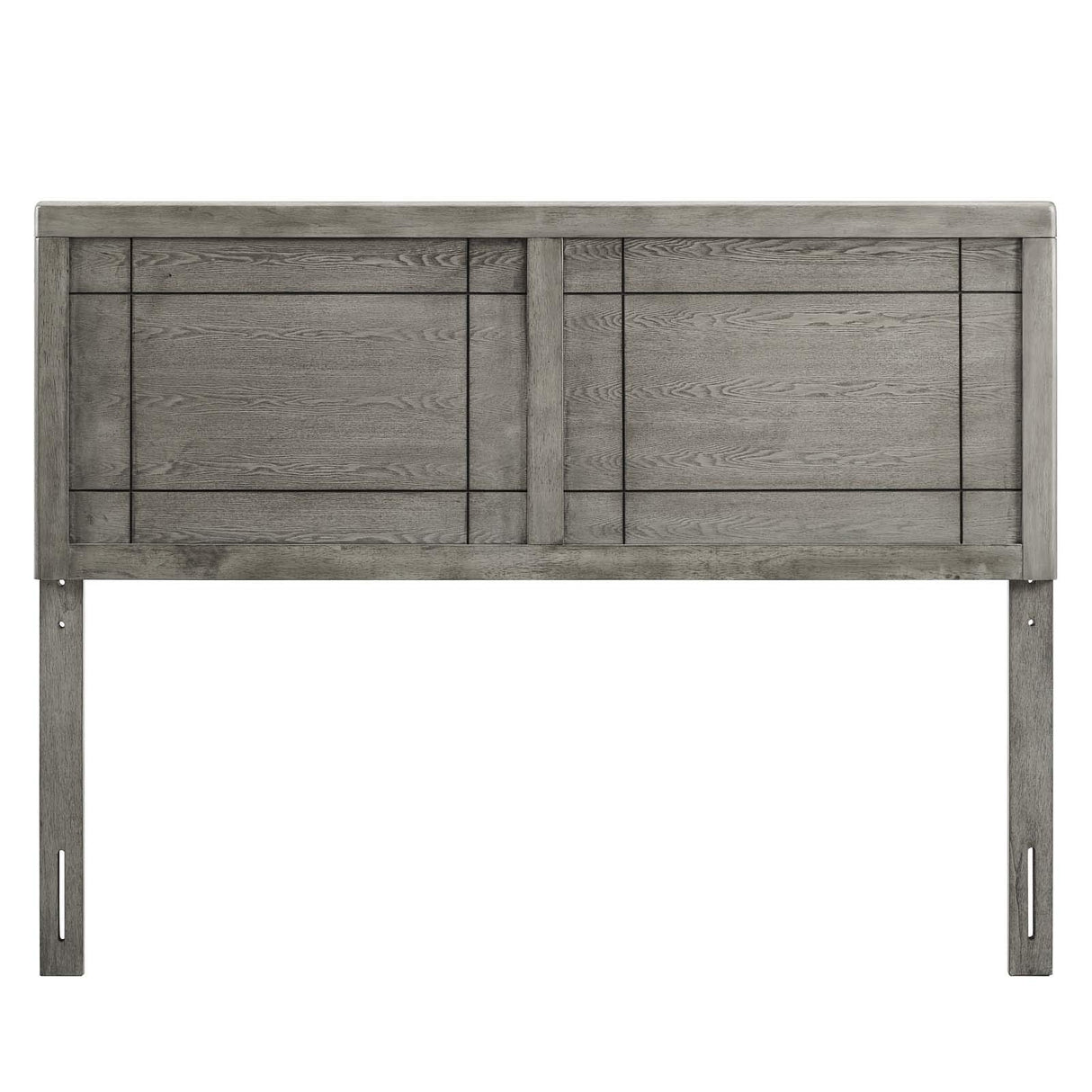 Modway MOD-6221-GRY Archie Full Wood Headboard, Gray Modway