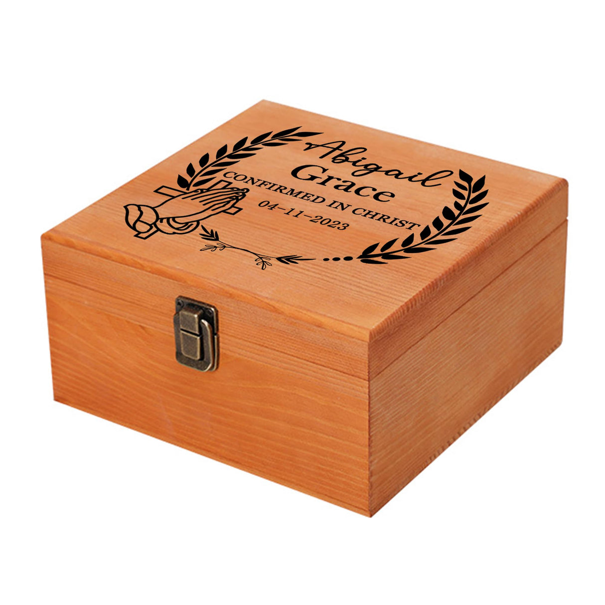 Confirmation Gifts for Teen Boys Girls Personalized Wooden Keepsake Box Custom Name Date Cross, Comfirmation Gifts for Teenage Boys Girls Customized Cooayyaooc