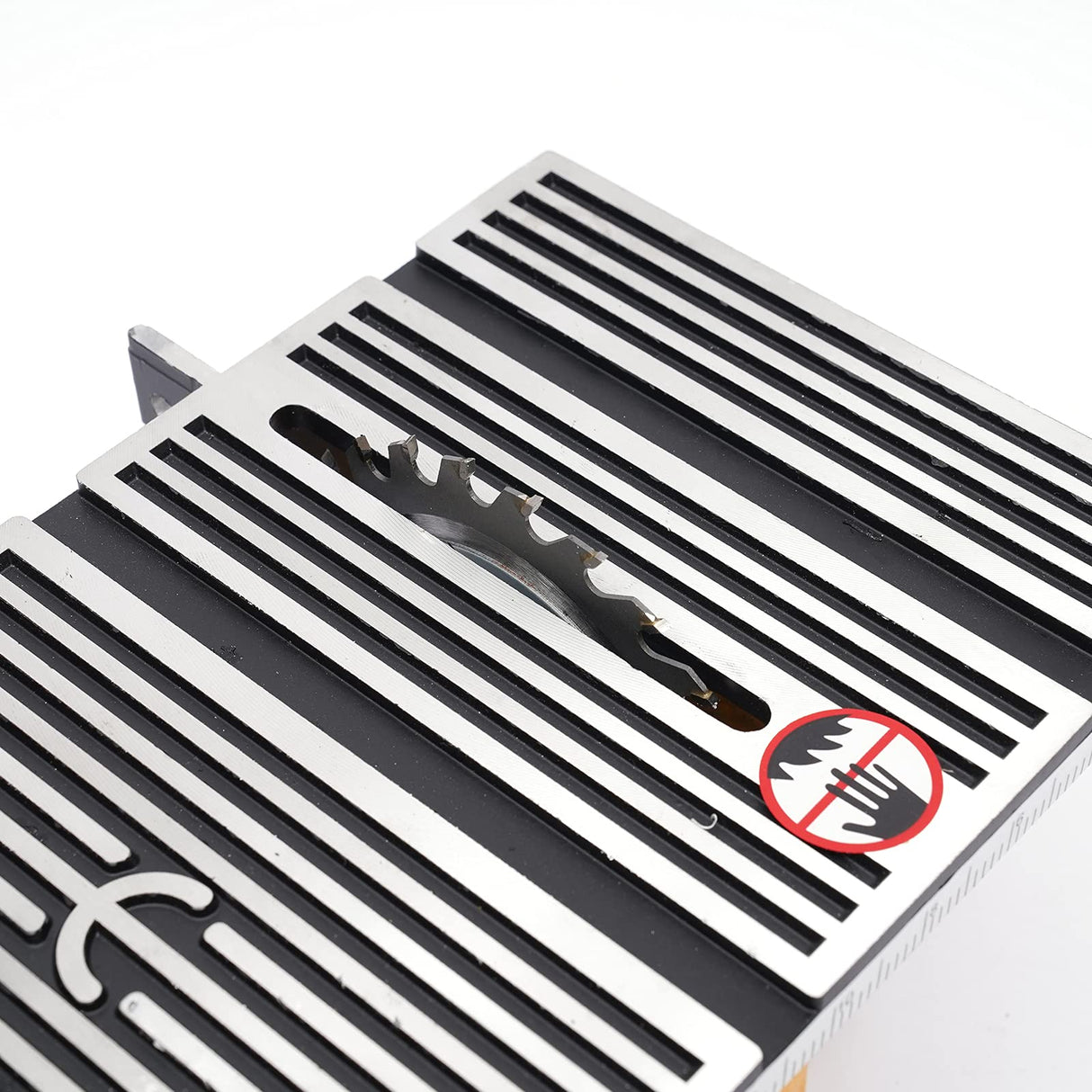 4 Inch Mini Table Saw, 90W Hobby Craft Saw Bench Top Cutting Miter Saw, 4500Rpm DIY Handmade Woodworking Metal Ceramic Glass Cutter with 3 Pieces CNCEST