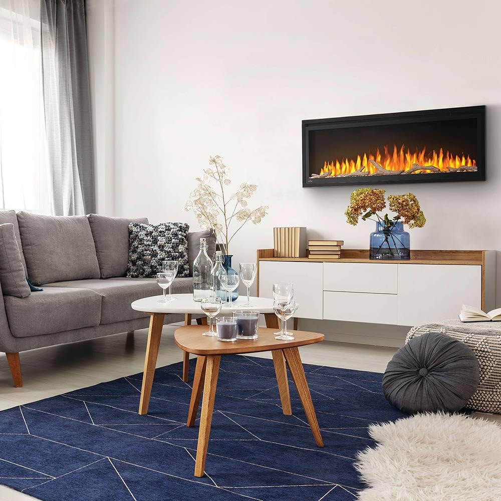 Driftwood Log Kit with Rocks for Entice™ 50 - NEF-DRAK50 - Realistic Driftwood Logs, Natural Looking Rocks, Easy Customization of Entice Electric Fireplace Napoleon