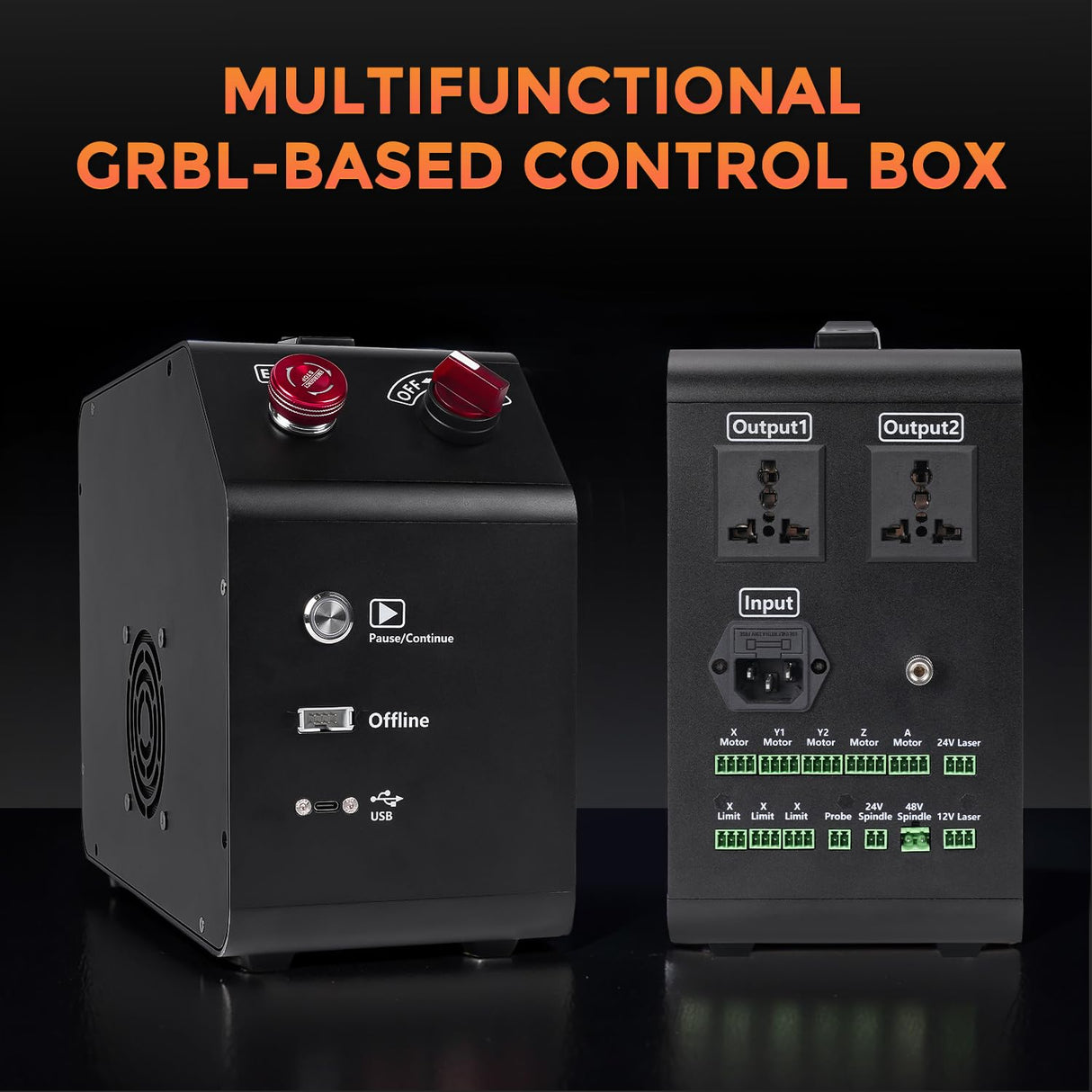 LUNYEE 4040 Turbo CNC Router Machine, 500W All-Metal Upgraded Linear Rail 3-Axis Engraving Milling Cutting Machine GRBL Control for Wood Metal Acrylic, 400 x 400 x 110mm (15.7''x15.7''x4.3'') LUNYEE