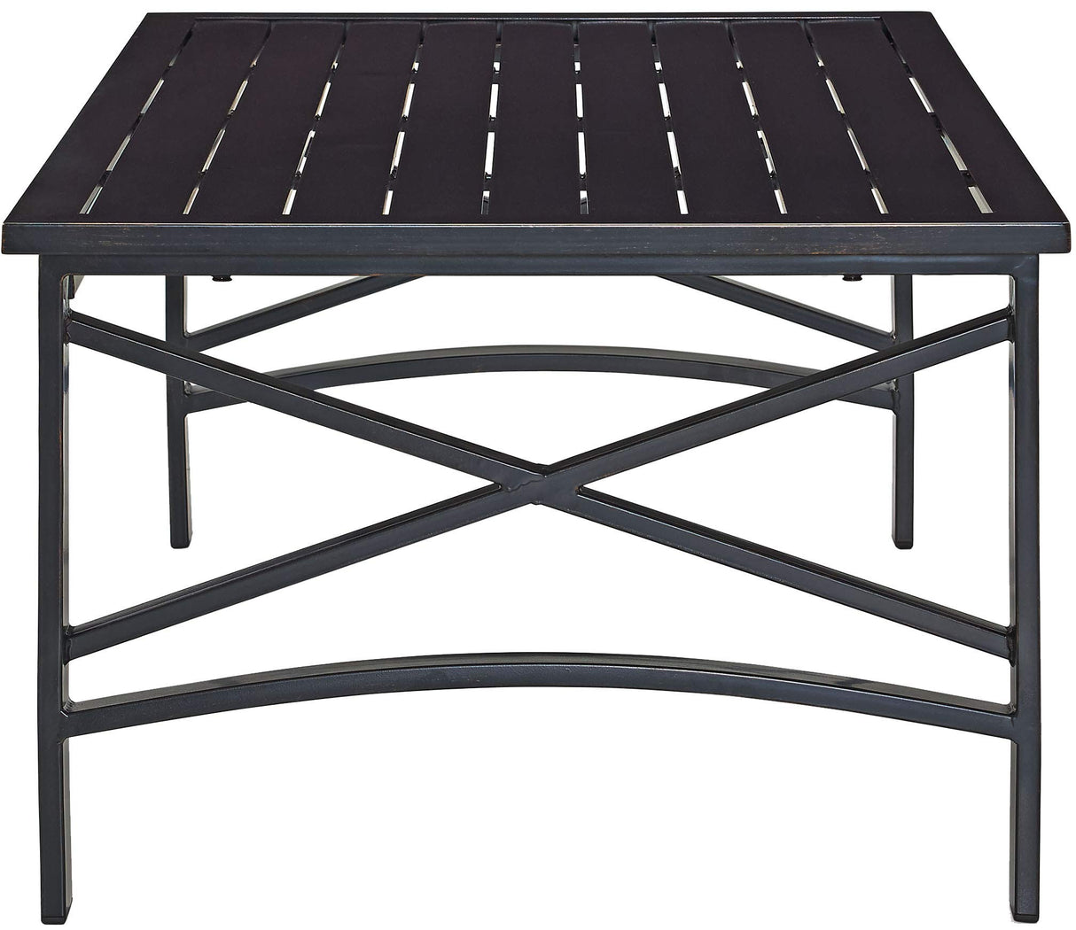 Crosley Furniture Kaplan Weather Resistant Metal Outdoor Coffee Table for Patio, Deck, Porch, Oiled Bronze Crosley Furniture