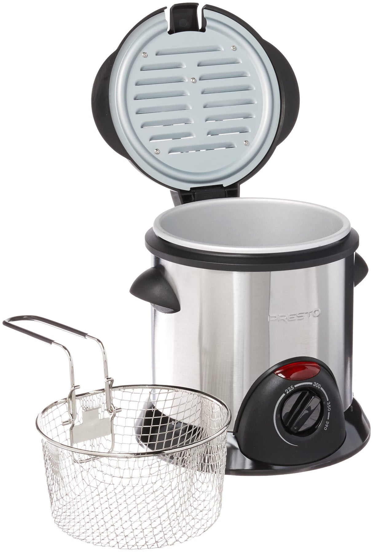 Presto 05470 Stainless Steel Electric Deep Fryer, Silver Presto