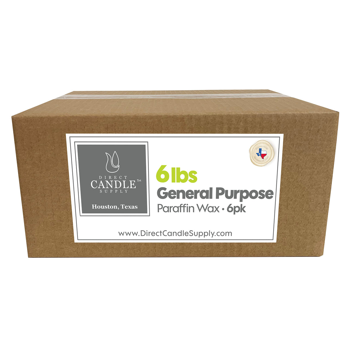 Direct Candle Supply 6lb Paraffin Wax, Parafin Wax, Paraffin Wax Candle Making Kit, Paraffin Wax Blocks, Making, Canning, Waterproofing, Metal Preservation, and a Variety of Other Applications Direct Candle Supply