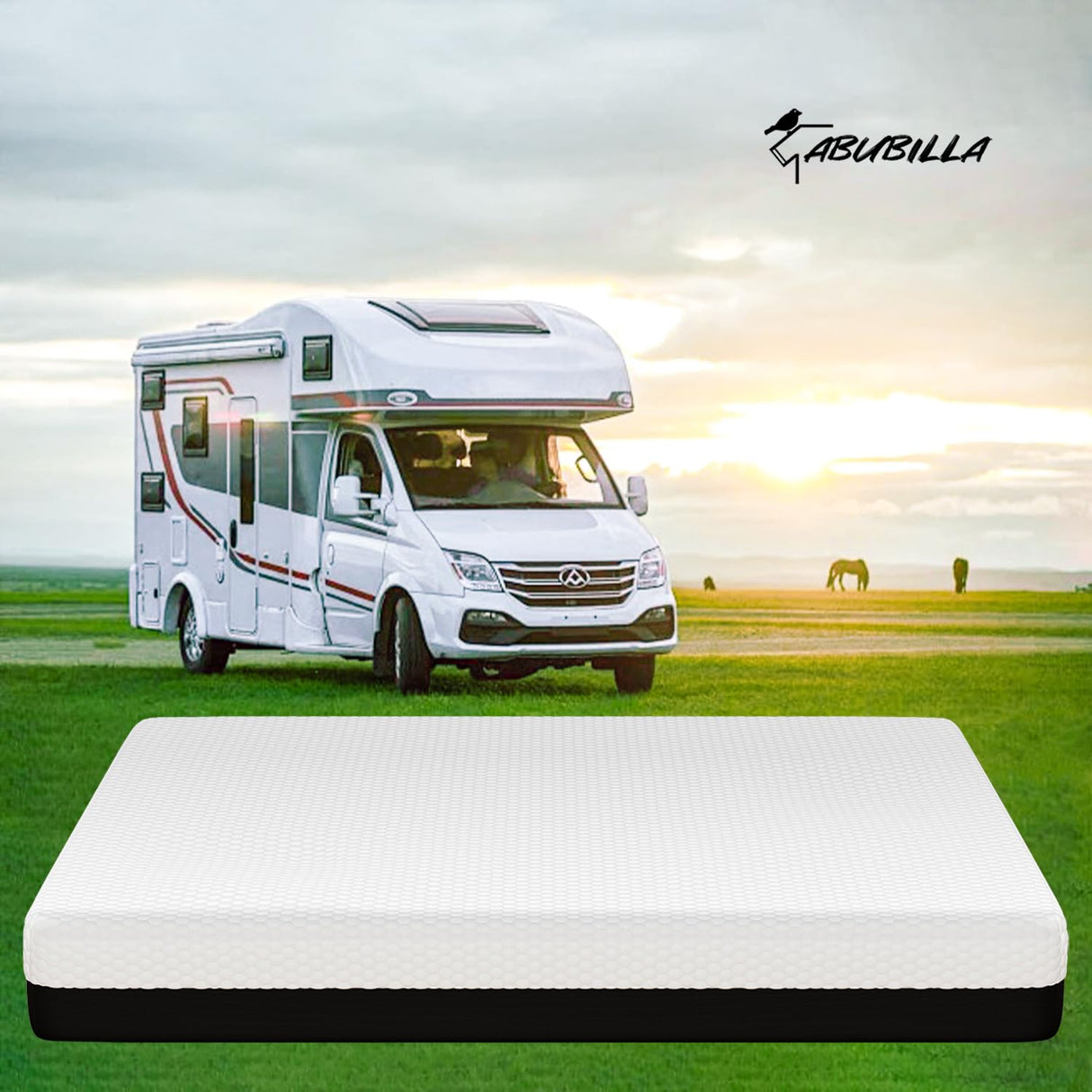 LIYIH Full Mattress,8 Inch Full Size Mattress Kids Bed,Suitable for Indoor, Camper/RV, Travel, Guest Room,Improved Sleep and Pressure Relief, CertiPUR-US 【2024 New Version】 LIYIH