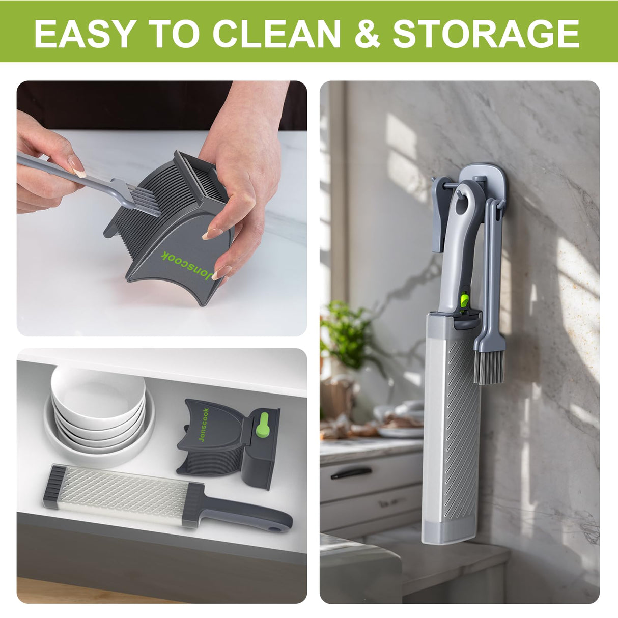 Jonscook Fresh Meat Slicer, Manual Fresh Meat Cutter Food Slicer, Fresh Meat Slicing Shredding, Meat Cleavers -Gray Jonscook