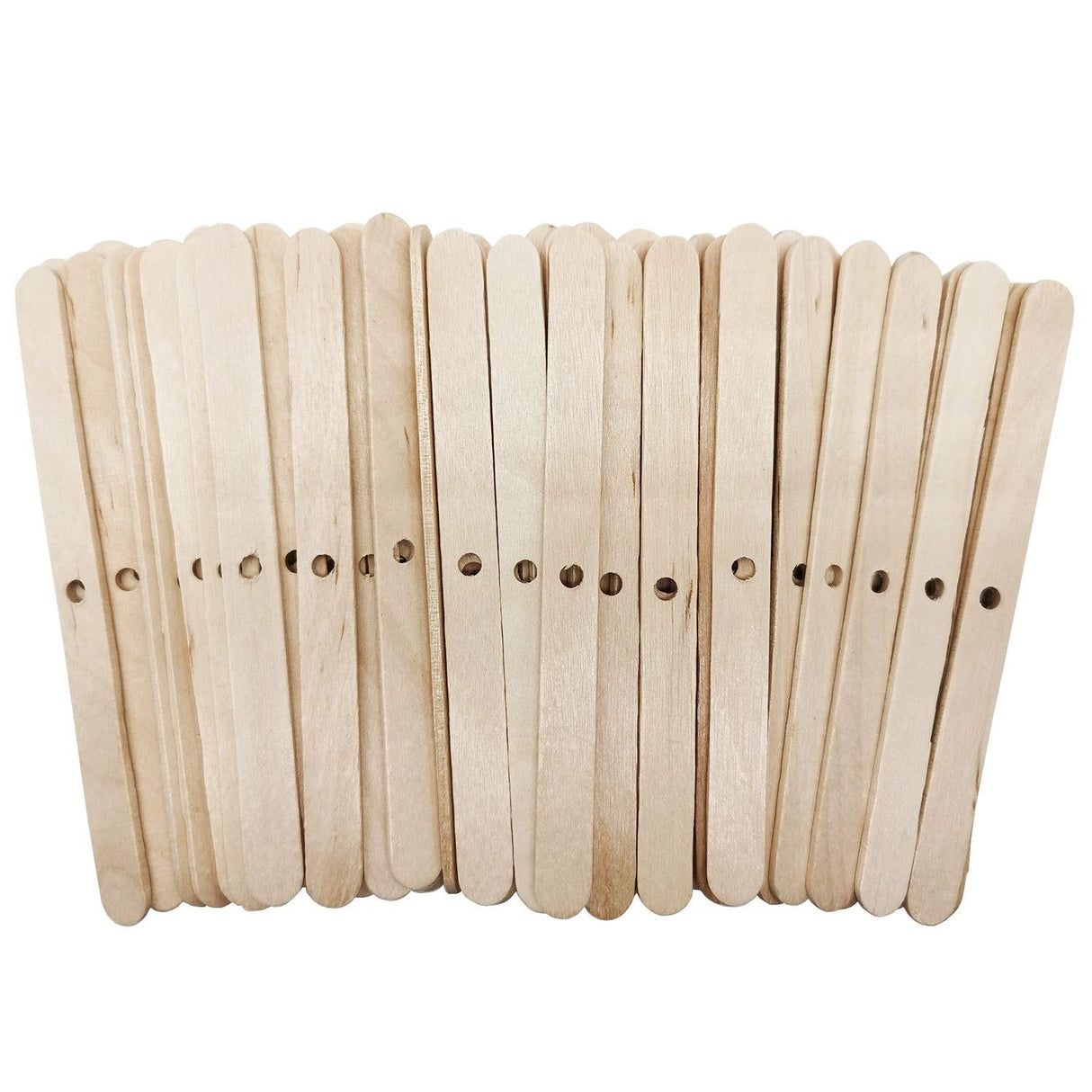 MILIVIXAY Wooden Candle Wick Holders,Candle Wicks Centering Device - Candle Centering Tool, 120 Pack MILIVIXAY