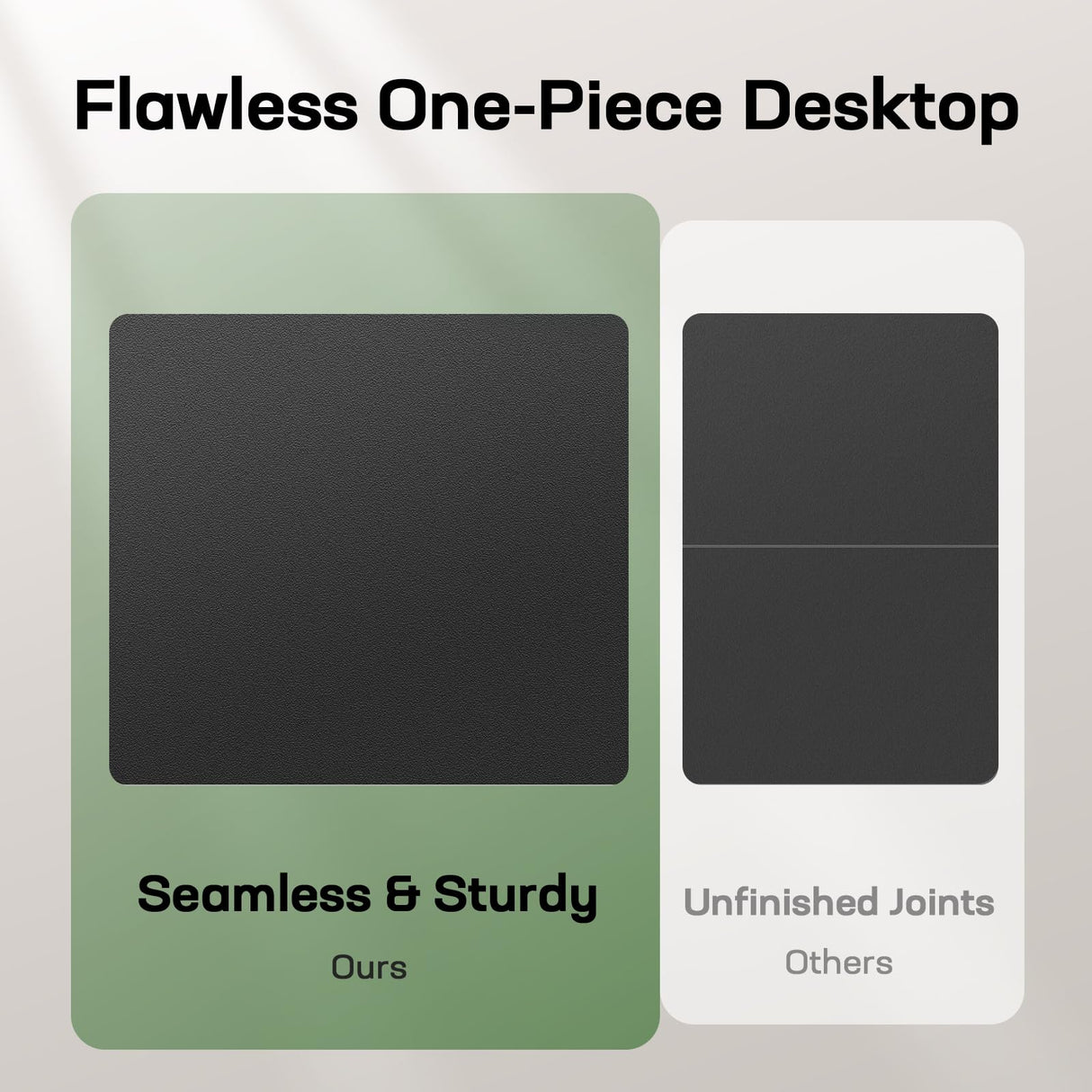 Marsail 63 x 30 Electric Standing Desk with One-Piece Desktop, Sit Stand Desk with Thickened Tabletop, Height Adjustable Stand Up Desk with Cable Management for Home Office(Frame+Desktop, 2 Packages) Marsail