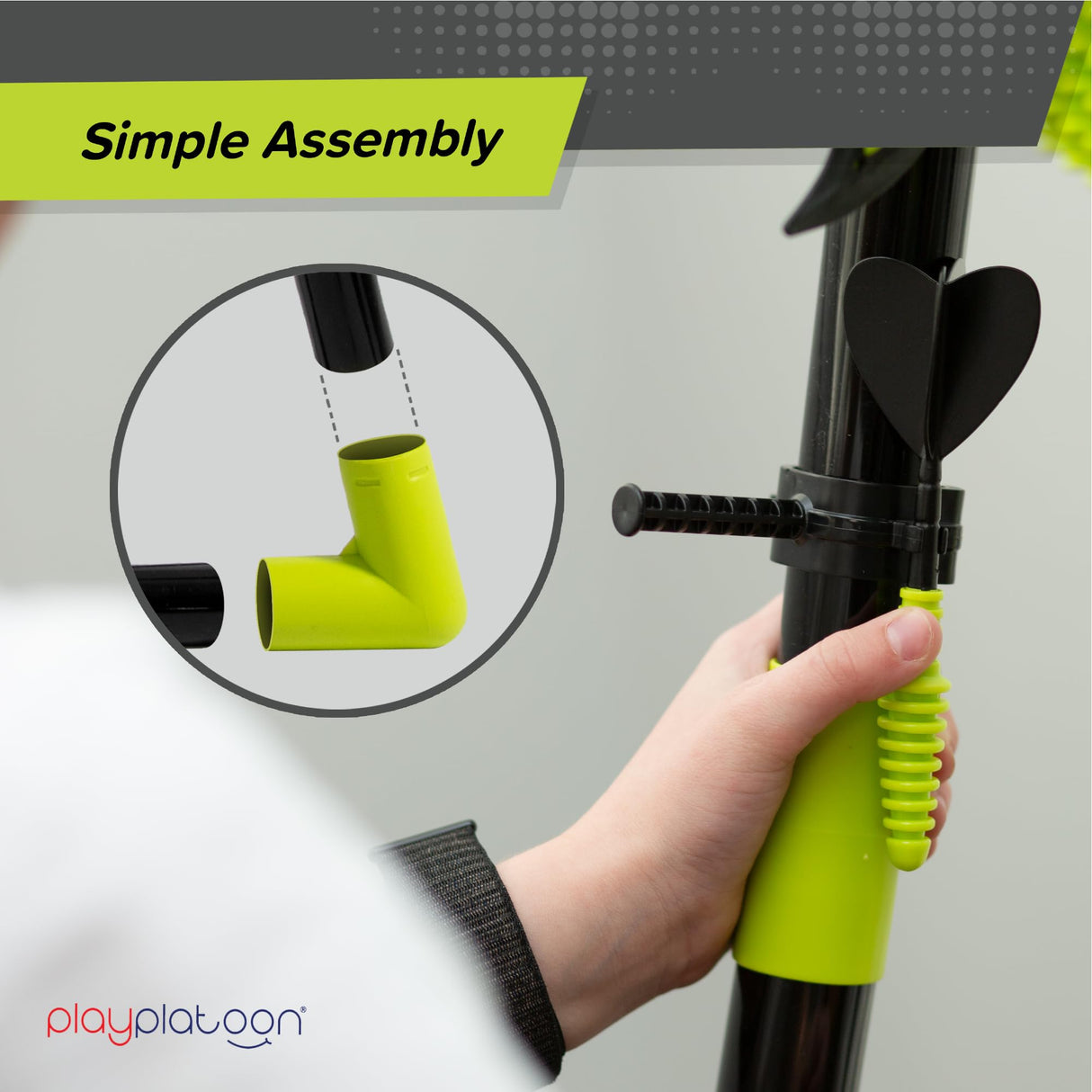 Play Platoon Kids Axe Throwing Game for Backyard, Axe Throwing Set for Adults & Kids, Includes 3 Plastic Hatchets, 3 Throwing Stars & 3 Darts with Bristle Dart Board for Indoor & Outdoor Fun Play Platoon