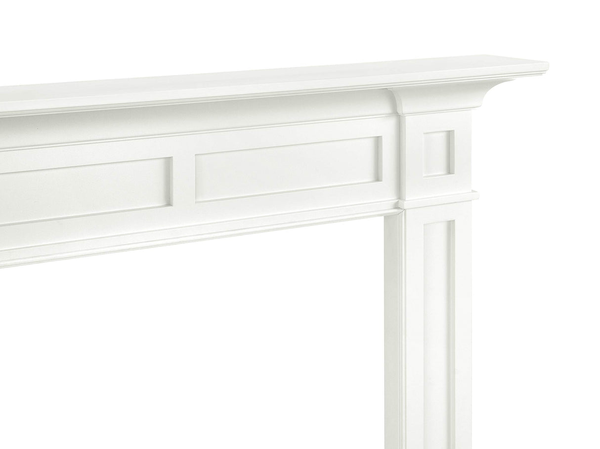 Pearl Mantels MDF Mantel, 48-Inch, White Pearl Mantels
