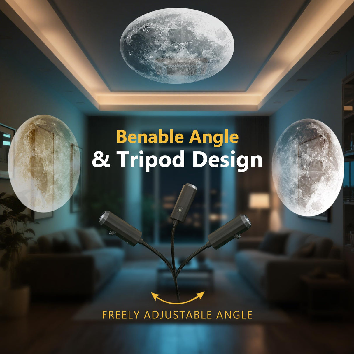 URRED Power Loveseat Recliner Sofa with Flipped Backrest Console, Wall Hugger RV Reclining Loveseat Sofa Couch with LED Light/Bluetooth Speakers/USB/Outlets/Cup Holders/Pillow/Side Pocket, Blue URRED