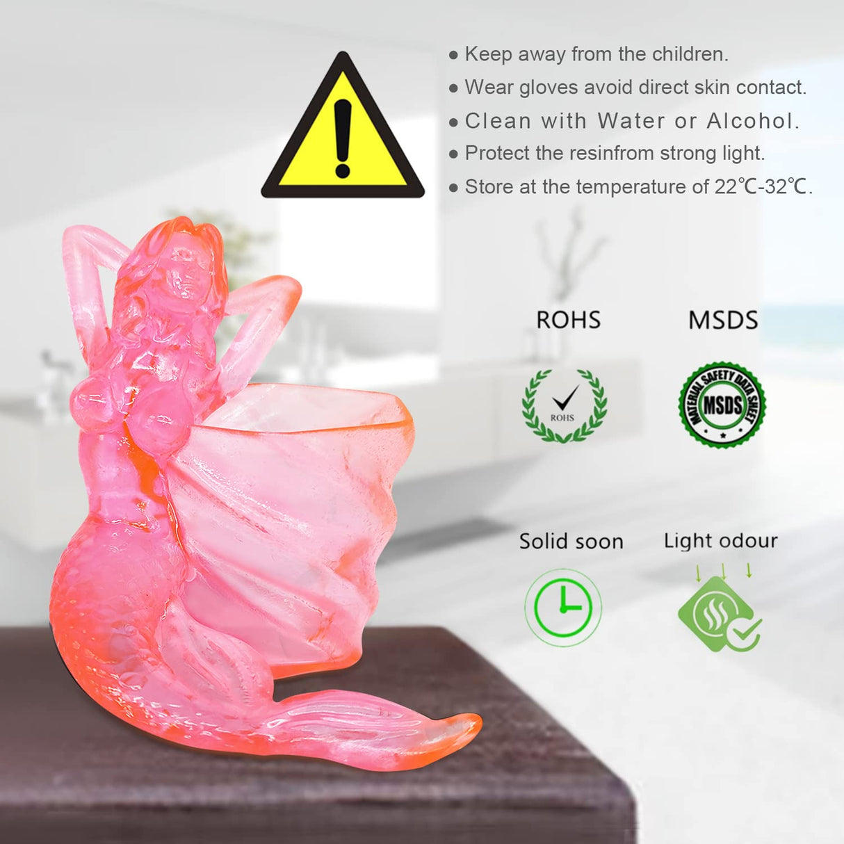Yousu 3D Printer Resin UTH Nebula, Water Washable Resin Dual Color 3D Printer UV-Resin Rapid LCD UV-Curing Resin 405nm Photopolymer Resin for LCD 3D Printer 1000g, Orange Pink Color Yousu