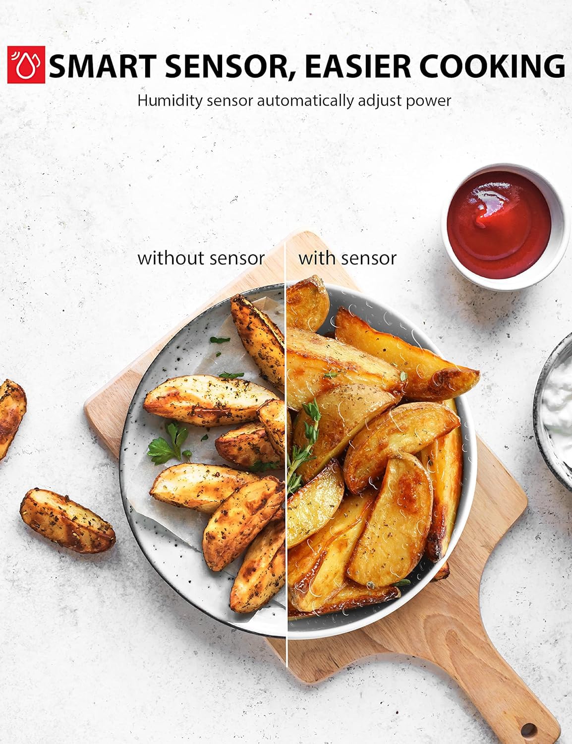 TOSHIBA ML-EM45P(BS) Countertop Microwave Oven with Smart Sensor and Position Memory Turntable, Function, 1.6 Cu.ft 13.6" Removable Black Stainless Steel, 1200W TOSHIBA