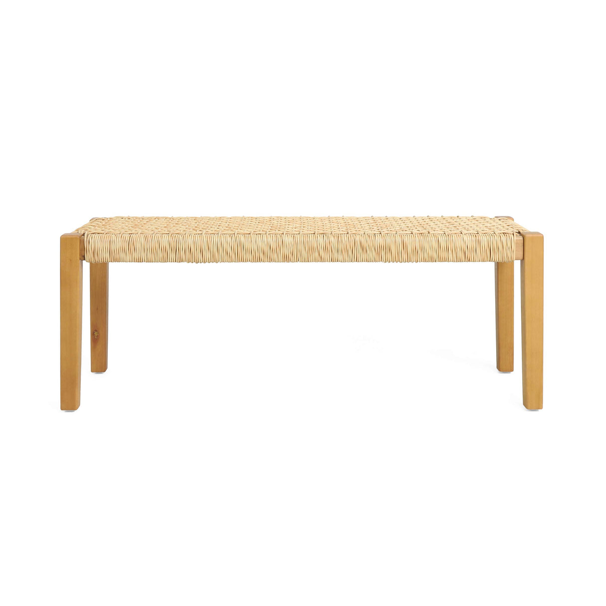 Christopher Knight Home Isaac Outdoor Modern Industrial Acacia Wood Bench, Brown and Teak Christopher Knight Home
