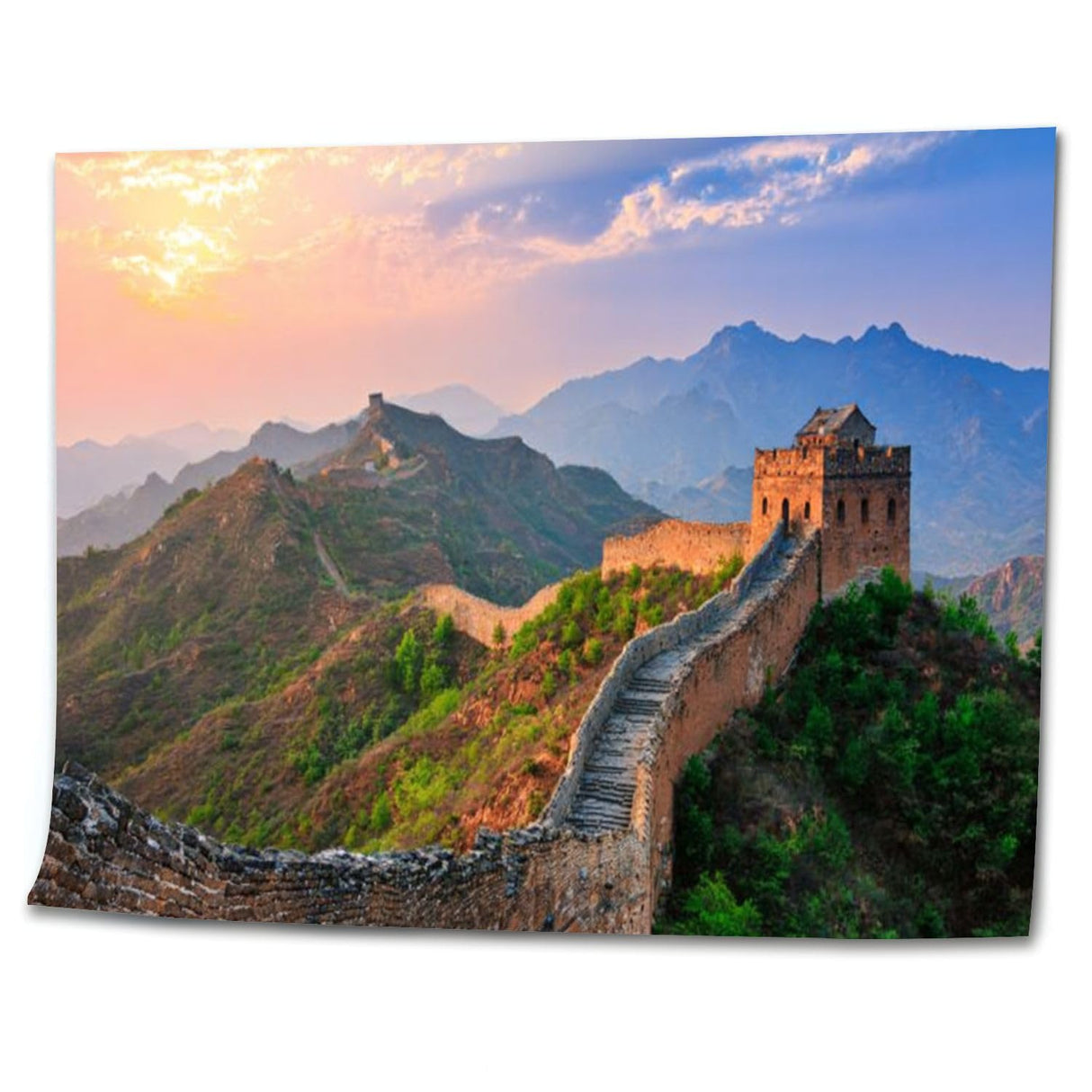 VETEB Paint by Numbers Kit for Adults Beginner Great Wall China DIY Painting on Canvas by Numbers Acrylic Oil Painting for Home Decor Gifts 16"x20" VETEB