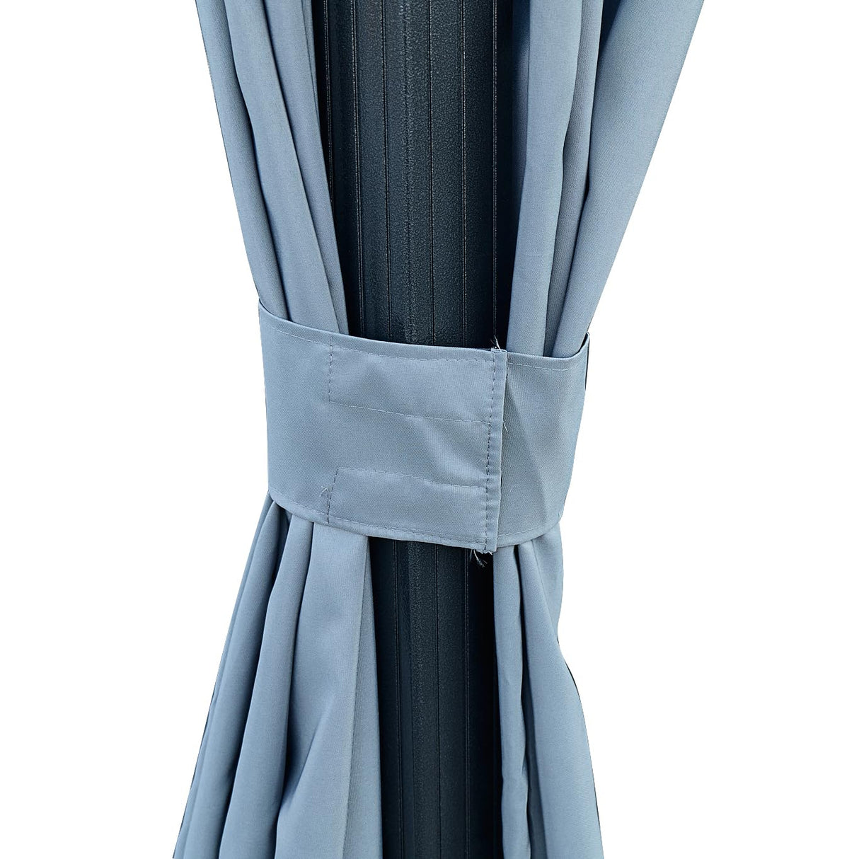 EDWINENE 12 x 12FT Outdoor Hardtop Gazebo,Heavy Duty Double Roof Gazebo,Patio Canopies & Pergolas with Nettings and Curtains,Outside Canopy Tent for Lawn,Garden,Backyard and Deck (Black) EDWINENE