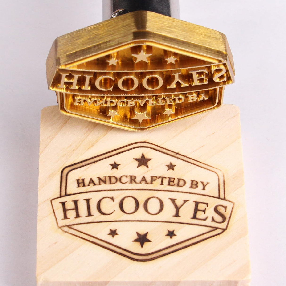 Customisable Electric Branding Iron by Yuwu – Precision Marking Tool for Wood, Leather, and Culinary Crafts (1.5x1.5 Inch) Yuwu