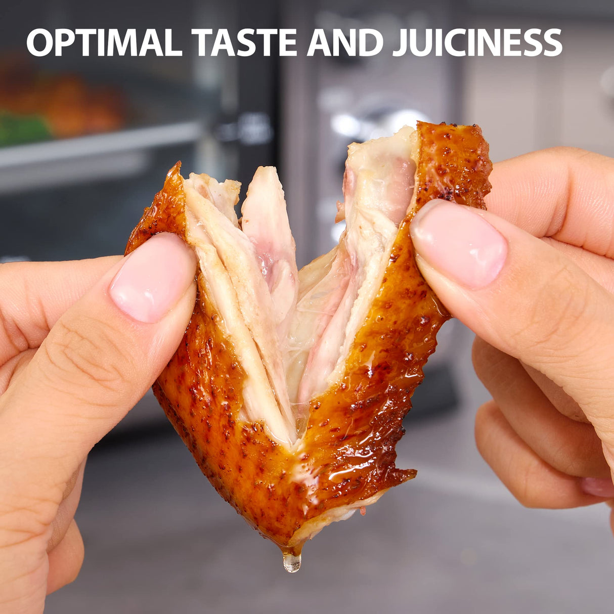 TOSHIBA AC25CEW-BS Large 6-Slice Convection Toaster Oven Countertop, 10-In-One with Toast, Pizza and Rotisserie, 1500W, Black Stainless Steel, Includes 6 Accessories TOSHIBA