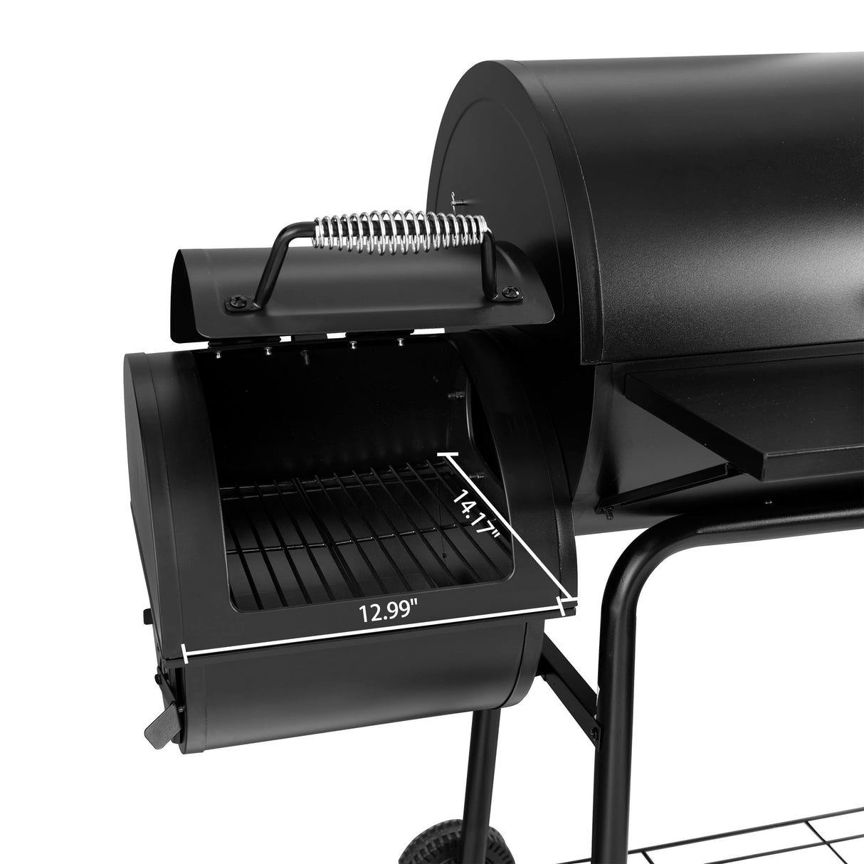 Royal Gourmet CC1830S 30" BBQ Charcoal Grill and Offset Smoker | 811 Square Inch cooking surface, Outdoor for Camping | Black Royal Gourmet