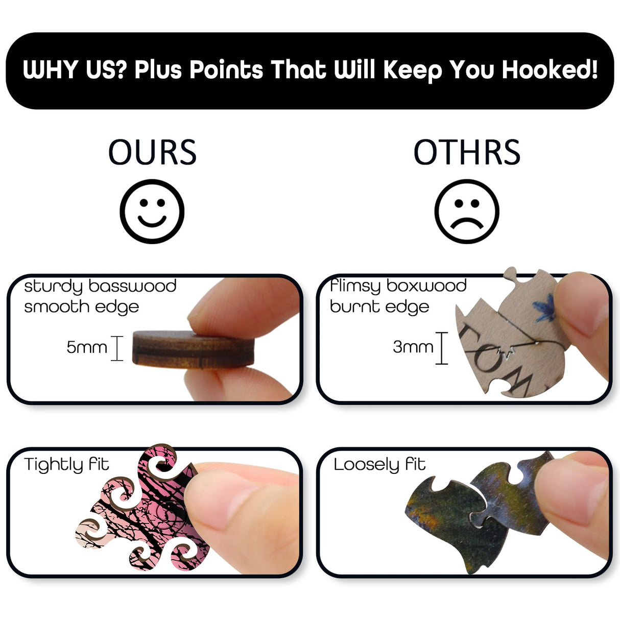 Hard Impossible Wooden Puzzles for Adults 340 Piece, Challenging Difficult Wood Puzzles for Adults, Colorful Gradient Puzzle for Adult BBOLDIN