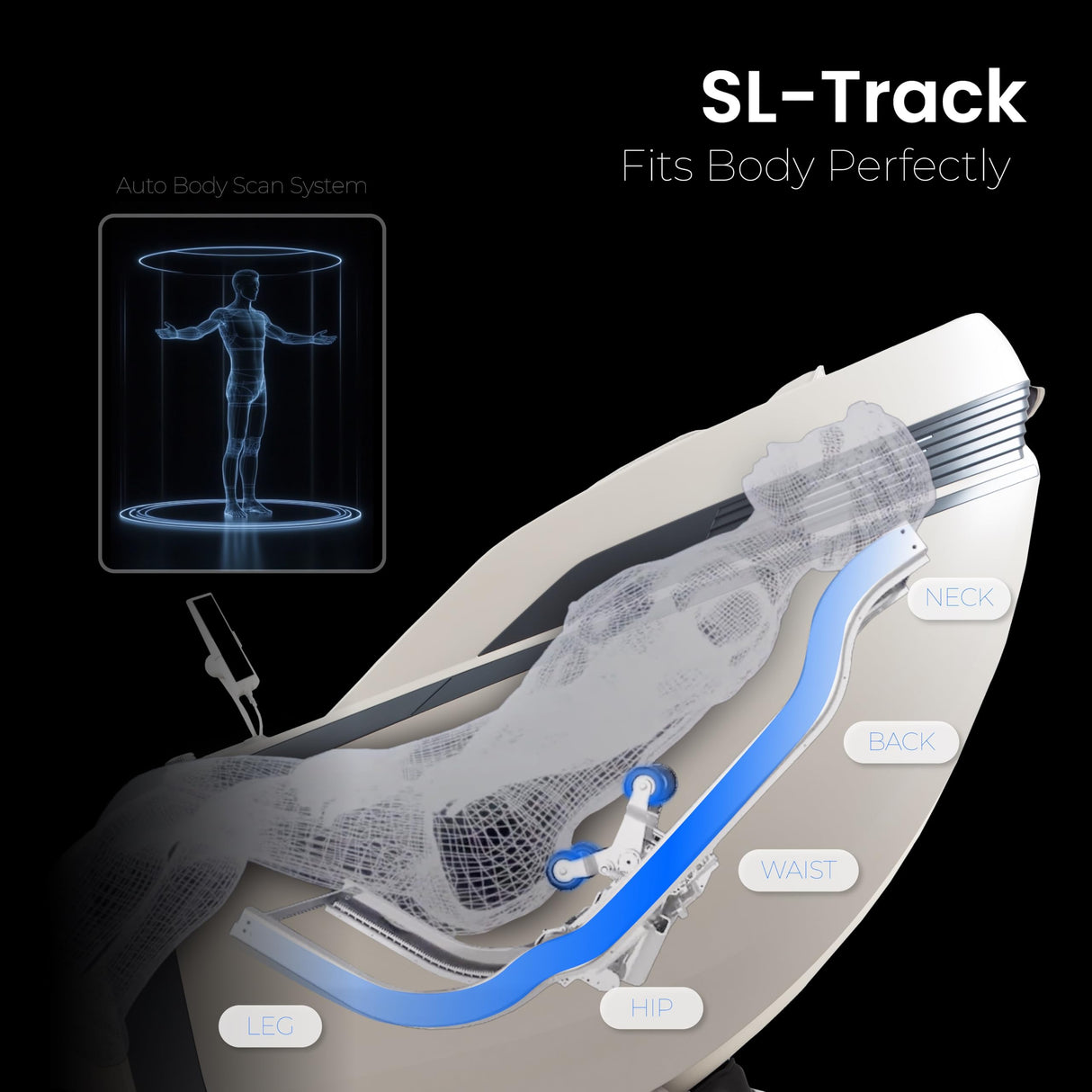 Osaki Ai Monarch LE | Full Body | Sonic Massage | 3D + Massage Mechanism | Body Scan | Hand Reflexology (Brown) Osaki