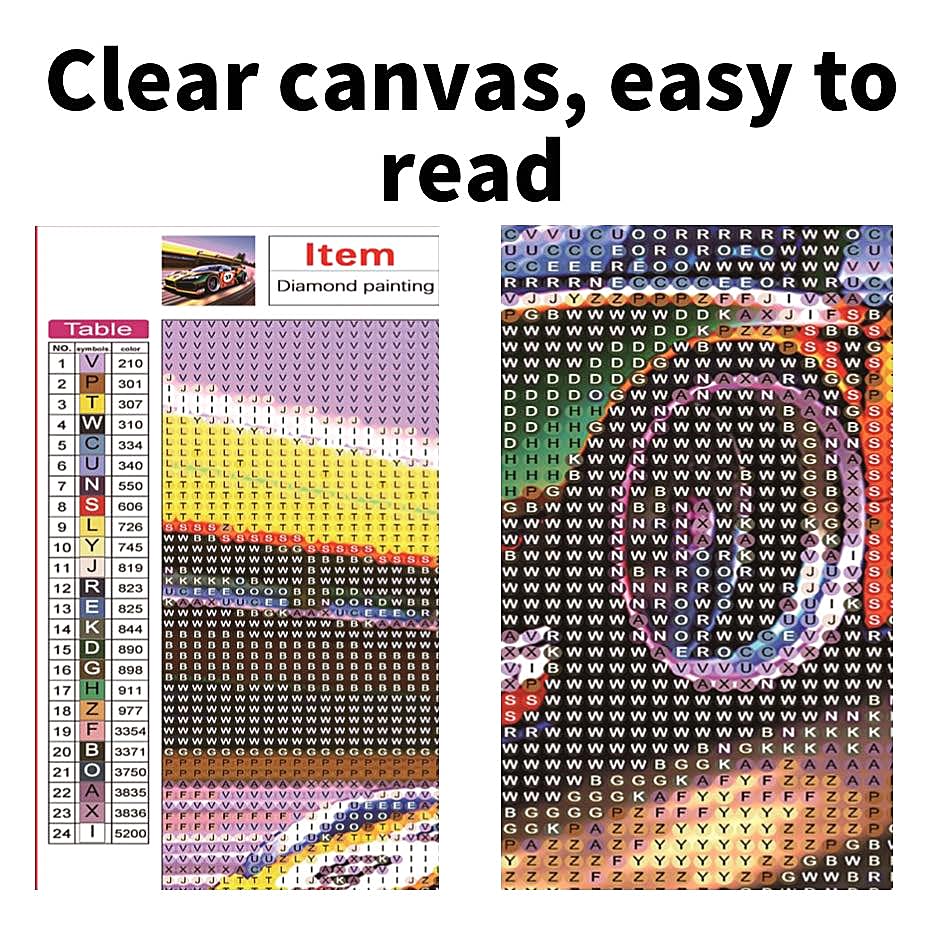 NUFTVI Diamond Painting Kits Racing Car, Full Drill Diamond Art Kits for Adult, Home Wall Decoration 12x16 inches NUFTVI