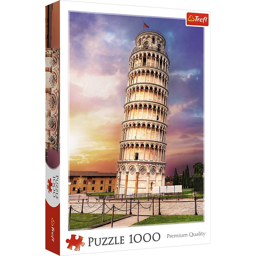 TREFL 1000 Piece Jigsaw Puzzles, Pisa Tower, Leaning Tower of Pisa Puzzle, Tuscany Italy Puzzle, Adult Puzzles, Trefl 10441 Trefl