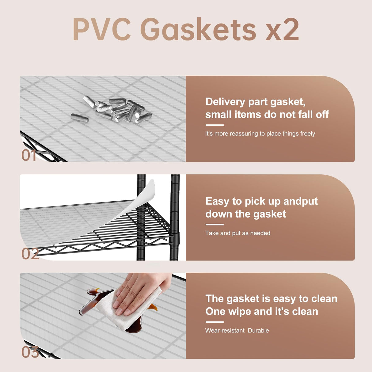 SINGAYE 4 Shelves Storage Shelf Wire Closet Bathroom Organizers Metal Pantry Kitchen Garage Shelving Unit Laundry Room Organization Home Rack Net Basket Black with Wheels SINGAYE