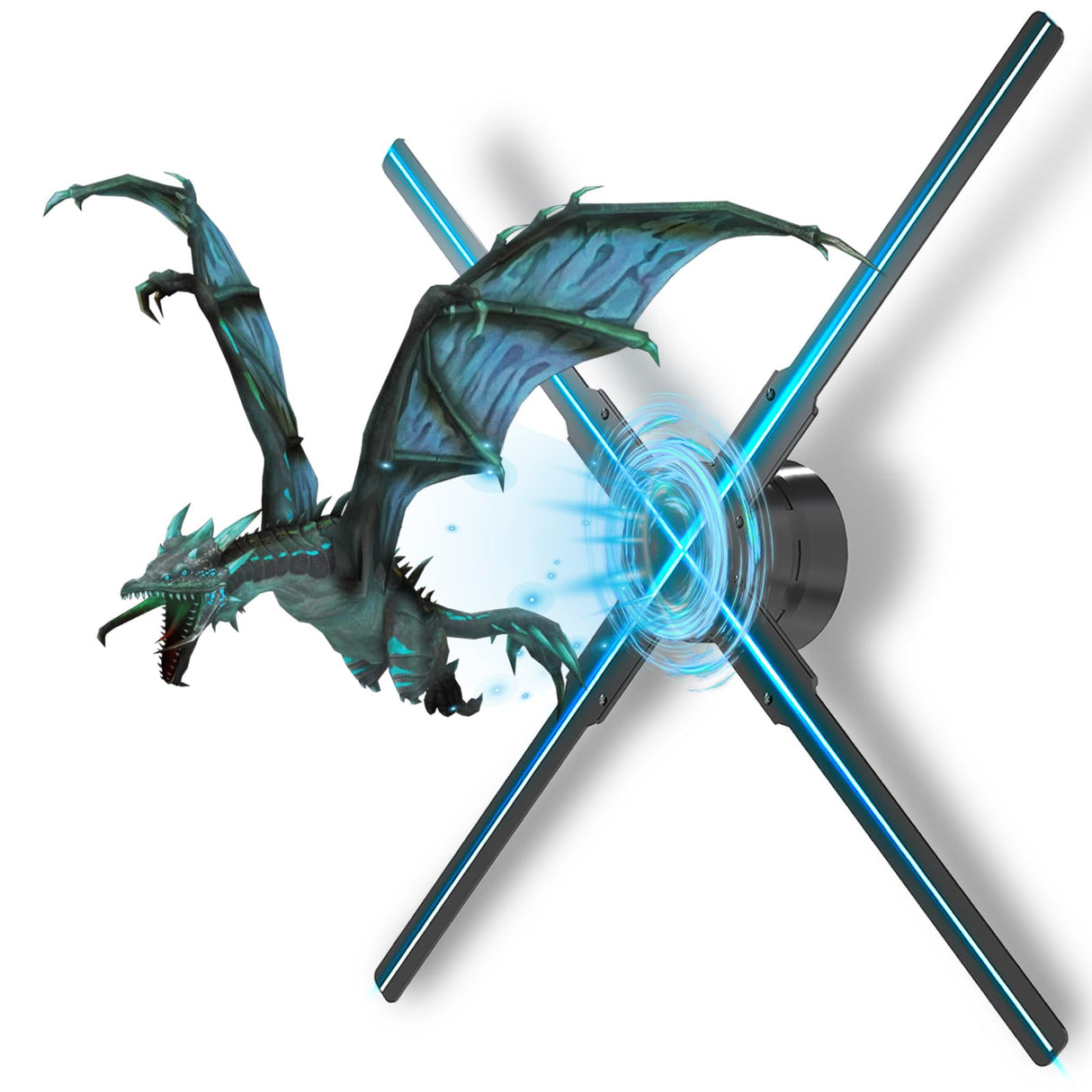 3D Hologram Fan, 52cm 3D Hologram Projector HD LED Holographic Christmas Tree Advertising Display with Remote Bluetooth WiFi,700 Video Library for Business,Bar,Halloween Missyou 20.5 Inch Missyou