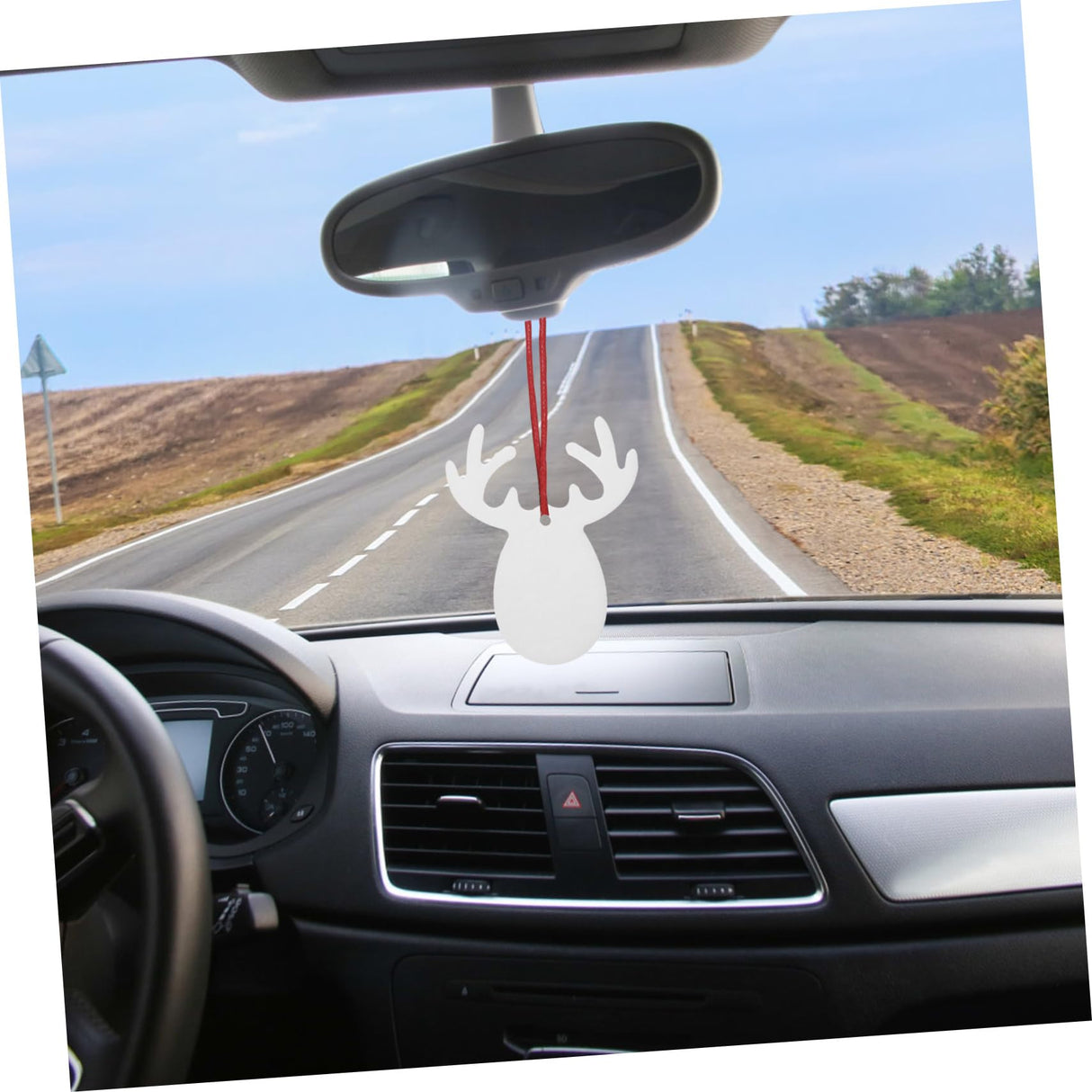 COLLBATH 8pcs Perfume Car Diffuser Accessory Car Diffuser Replacements DIY Car Air Freshener DIY Sublimation Blanks Felt Car Air Freshener Pads Air Freshener Car COLLBATH