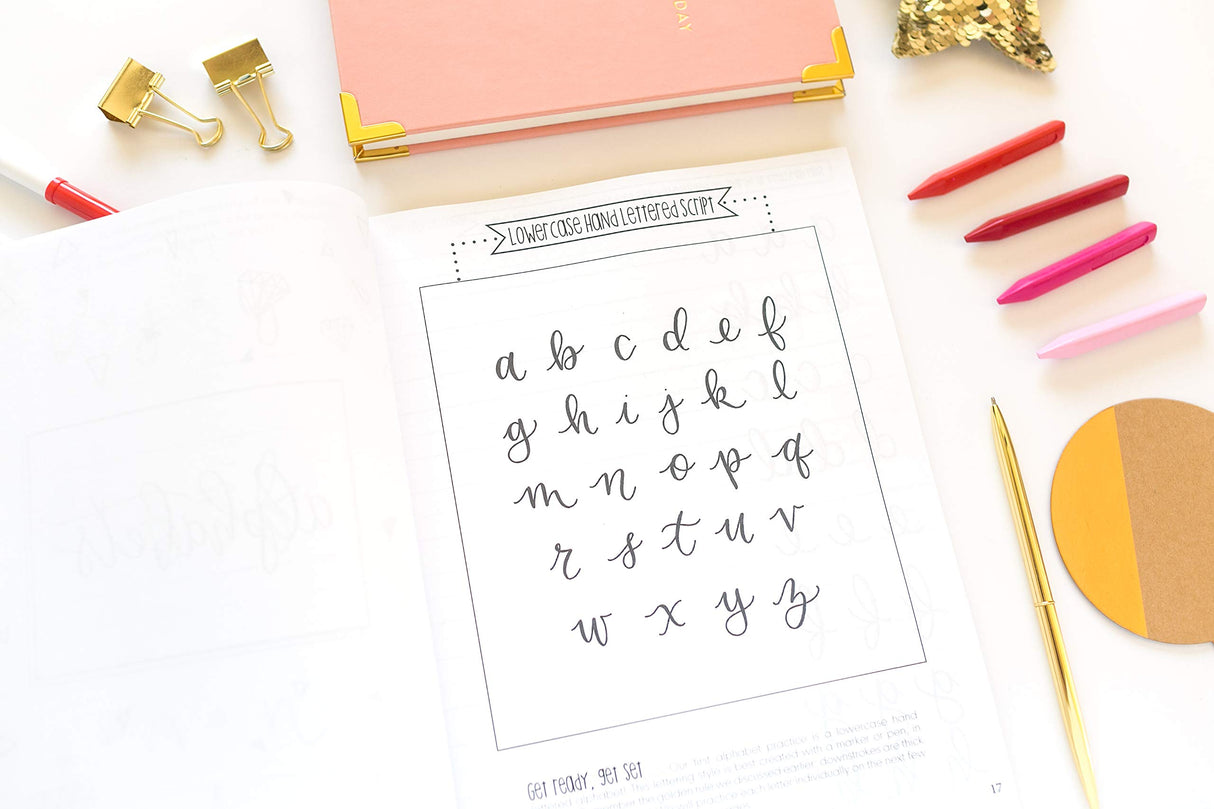 Hand Lettering and Modern Calligraphy for Kids: A Fun Step by Step Guide and Practice Workbook for Beginners and Children Ages 8 and up WoodArtSupply