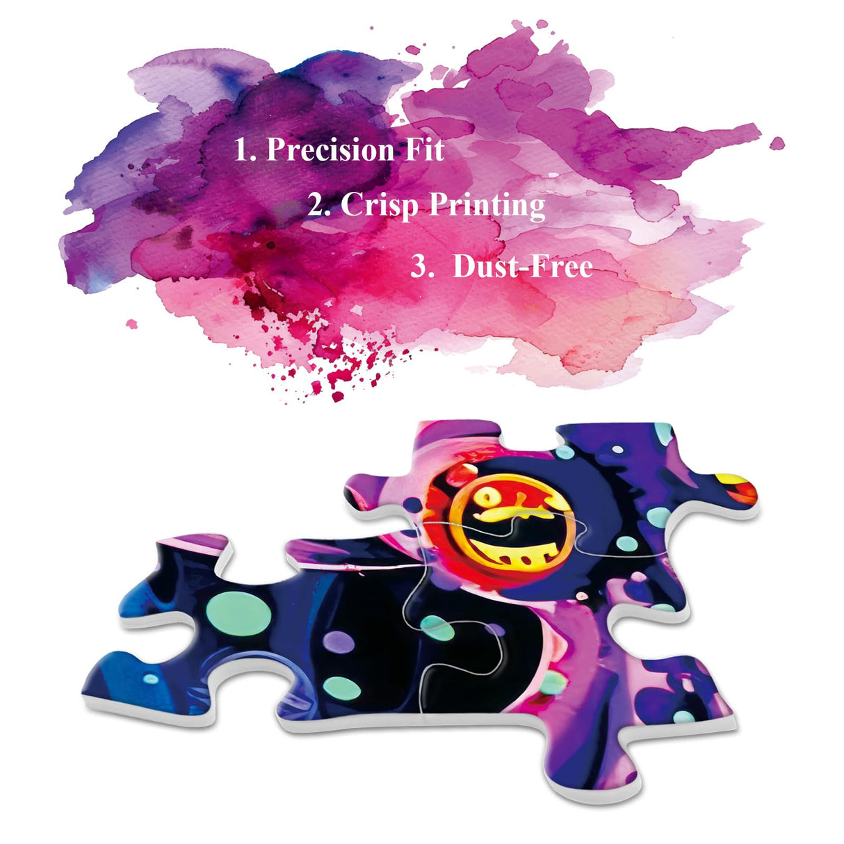 Magic Ocean Octopus Puzzle for Adults 1000 Pieces, Deep Sea Animal Jigsaw Puzzle, Colorful Art Puzzle Rainbow Glowing Challenging Puzzles BBOLDIN