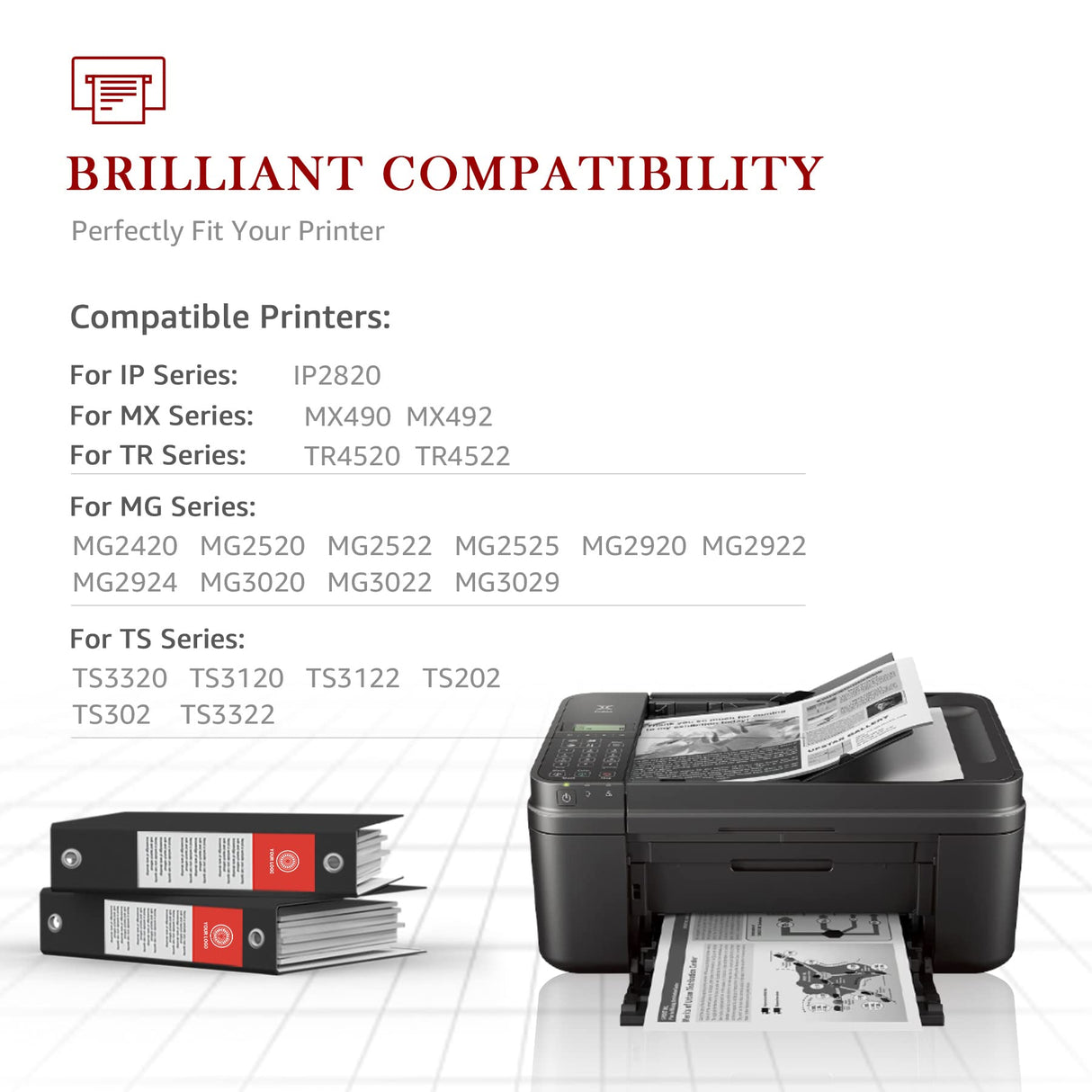 Toner Kingdom Compatible PG-245XL 245XL Ink Cartridge Combo Pack Replacement for Canon 245 PG-245 PG-243 243XL for Pixma MX490 MX492 MG2522 MG2922 MG2920 MG2520 MG2420 TR4520 TS3122 Printer 2 Black Toner Kingdom