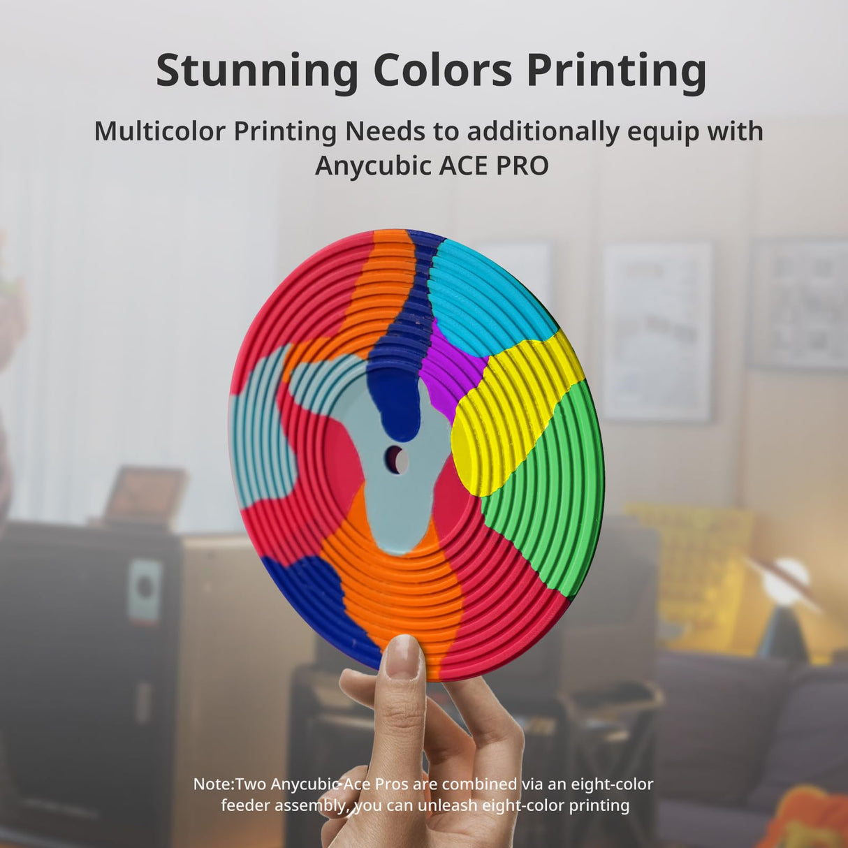 Anycubic Kobra S1 3D Printer Only, Support Multi Color Printing Needs ACE Pro, Max 600mm/s High Speed High Precision Anycubic App One-Click Printing Ultra-Quiet Printing 250 * 250 * 250mm ANYCUBIC