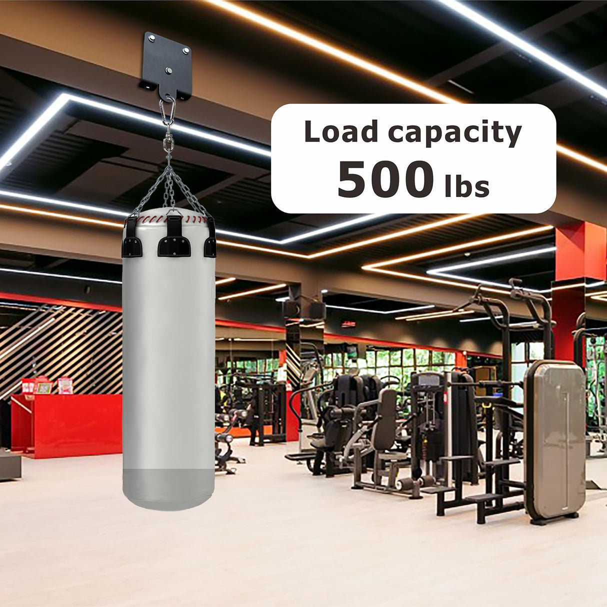 YZZHAJ Heavy Punching Boxing Bag Hanger, Heavy Duty Bag Hanger Bracket, 360° Rotation Wall Ceiling Mount Wood Beam Hook for Boxing Muay Thai Training, Aerial Yoga Swing & Hammock YZZHAJ