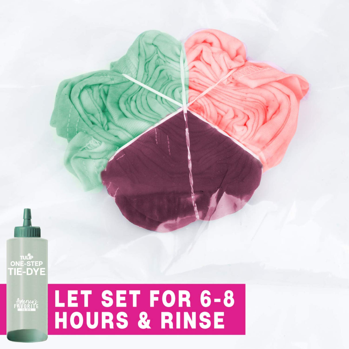 5 Color Tie Dye, Wilderness Tulip One-Step Tie-Dye Kit