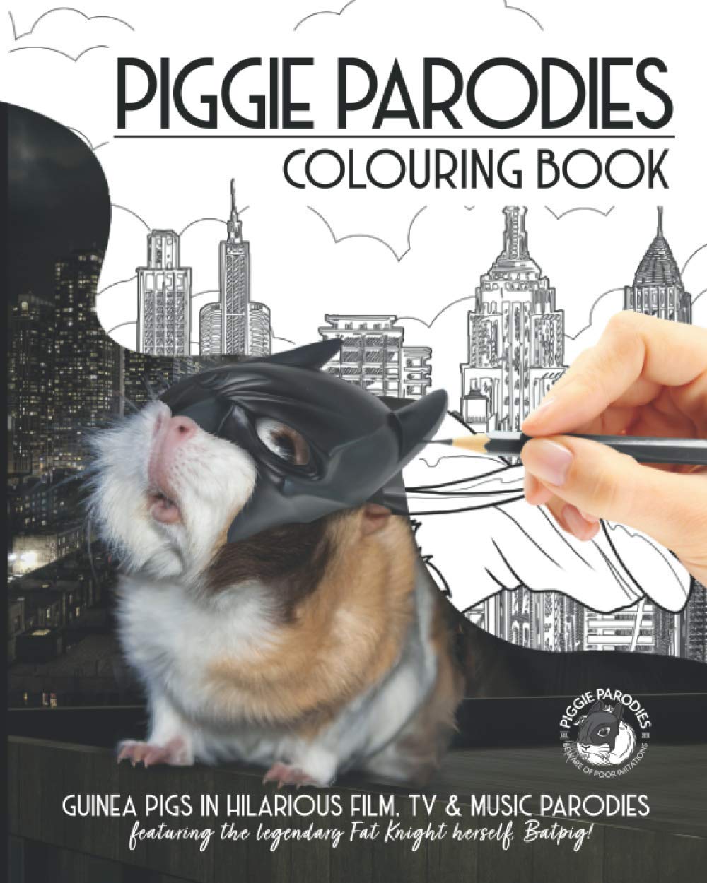 Piggie Parodies Colouring Book: Guinea Pigs in hilarious film, TV & music parodies. WoodArtSupply
