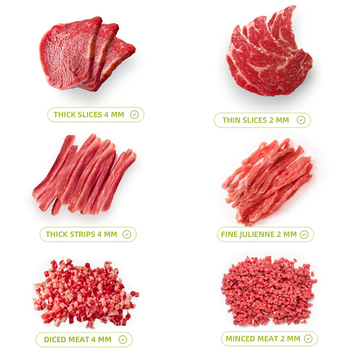 2025 Fresh Meat Slicer Cleaver, Thickness Adjustable 2 or 4 mm, Manual Fresh Meat Cutter, Fresh Meat Slicing Shredding, Fresh Beef Pork Mutton for Home Cooking BBQ Hot Pot Meat Slicer ZTQCSQ