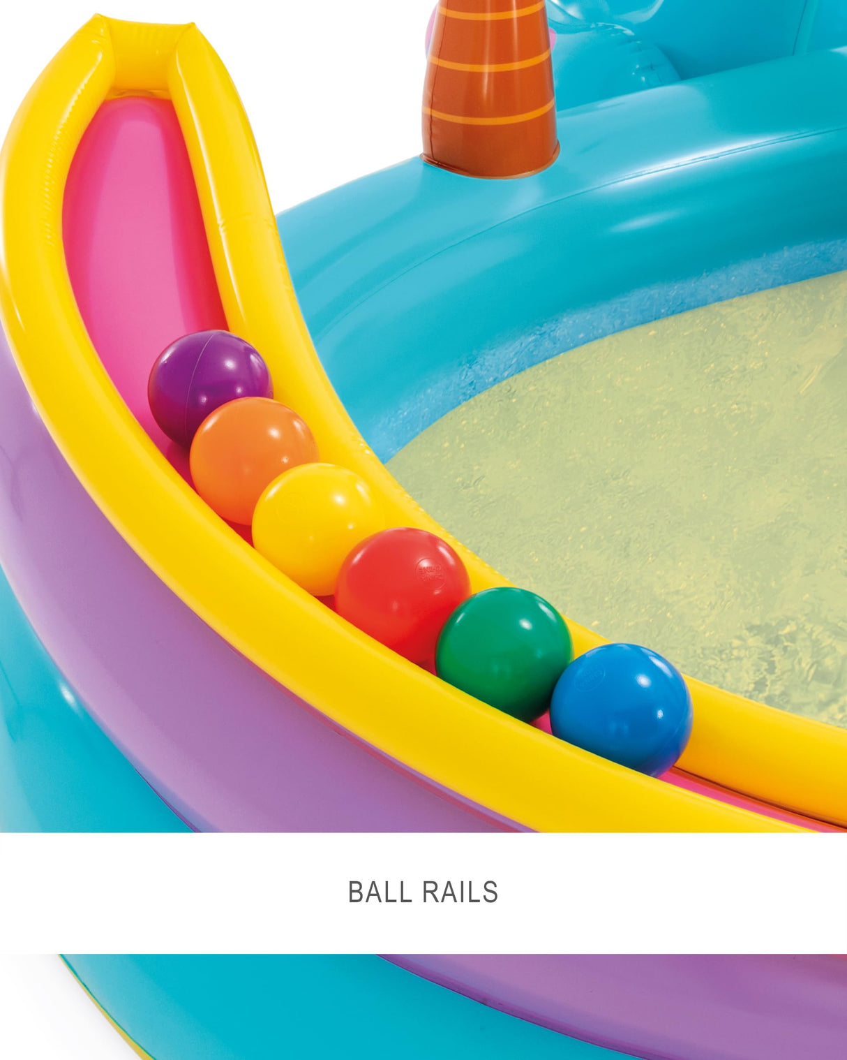 Intex 11' x 7.5' x 44" Dinoland Play Center Kiddie Inflatable Outdoor Swimming Pool Intex