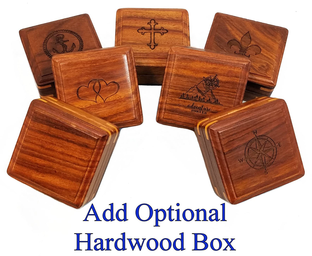 Personalized Compass Engraved | Gift for Baptism, Confirmation, Graduation, Anniversary | Antique Brass Desk Compass in Wood Box for Men, Him, Son (Design My Own) Stanley London