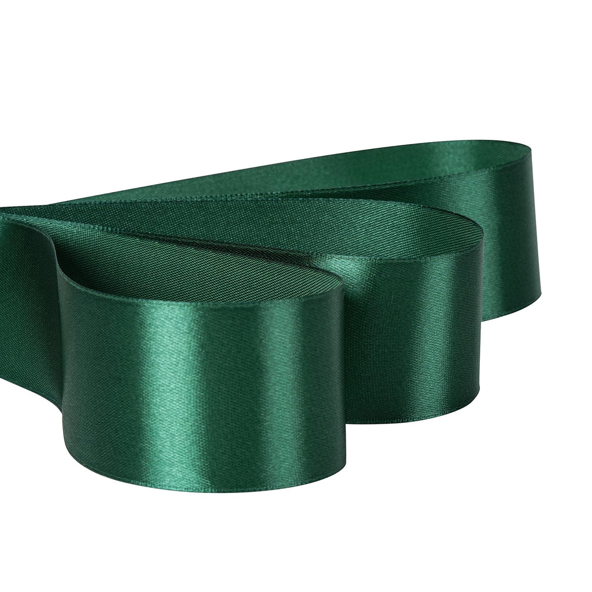 SDZMDL Dark Green Ribbon 1 1/2 Inch x 50 Yards/roll Satin Ribbon for Christmas Gift Wrapping, Bow & Eternal Flower Making, Floral Bouquets, Party Decor. SDZMDL