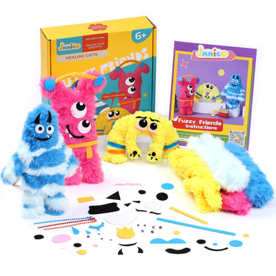 JMMICO Pipe Cleaners Craft Kits for Ages 6-12, Kids' Emotions Toys for 6-12 Year Old Girls Boys, Gifts for 6-12 Year Old Girl Boy, Kids Arts and Crafts Kits, Classroom Educational Activity
