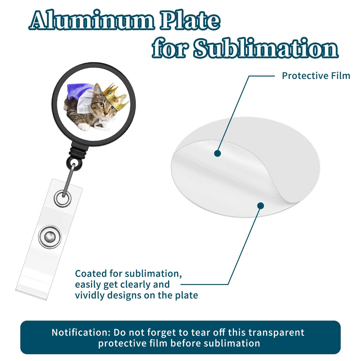 18 Pieces Sublimation Retractable Badge Holder Blank Sublimation Tag Holder DIY Retractable Heat Transfer ID Badge Holder with Clip for ID Card Holders, Keys, Name Tag (Black) Zonon