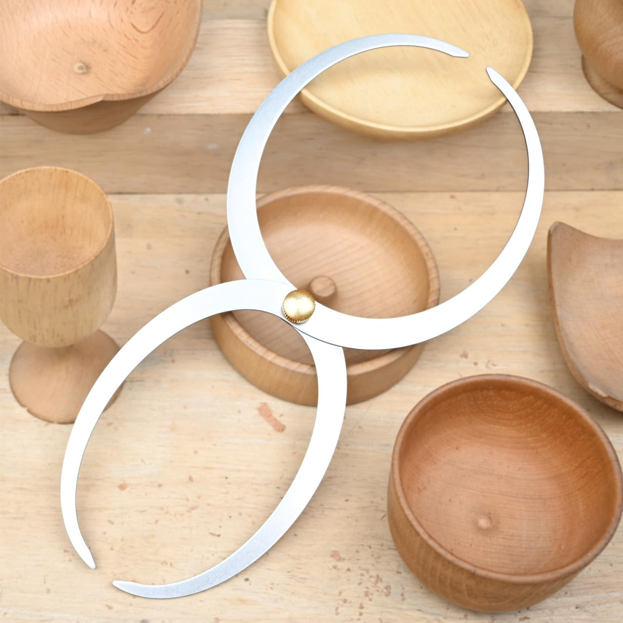 Woodturning Double Ended Bowl Calipers Stainless Steel 11Inch Woodworking Caliper Tools ZICT