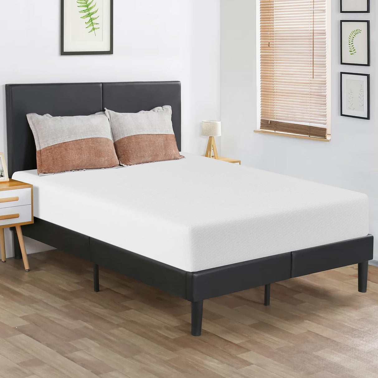 CL.HPAHKL Gel Memory Foam Mattress 14 inch Twin Size Mattress with Removable Soft Cover Medium Firm Mattresses CertiPUR-US Certified/Bed-in-a-Box for Cool Sleep Relieving Pressure Relief CL.HPAHKL