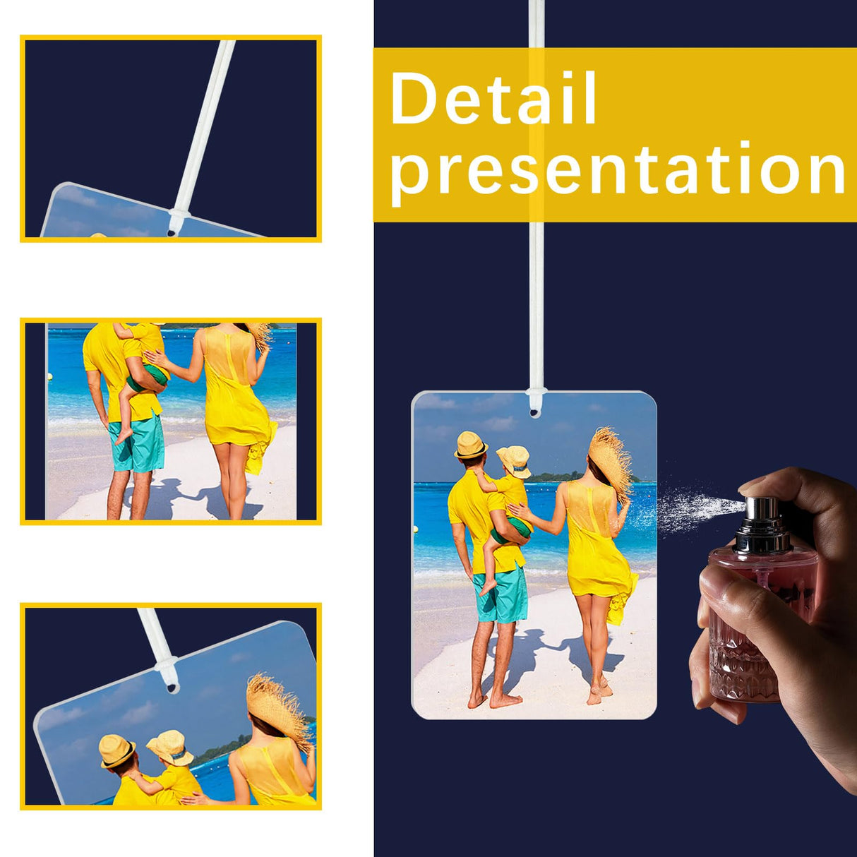 200 pcs sublimation air fresheners blanks ,sublimation car freshener blanks with packaging air freshener blanks DIY Air Freshener for Car and Home Hanging Decoration LIZOIDZSM