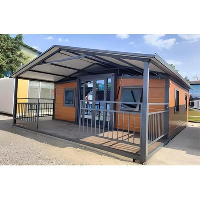 Modular Container House with 2 Bedrooms, Full Bathroom and Kitchen, Prefab Tiny Home for Sale, Portable Tiny House to Live in for Adults, Mobile Home Design