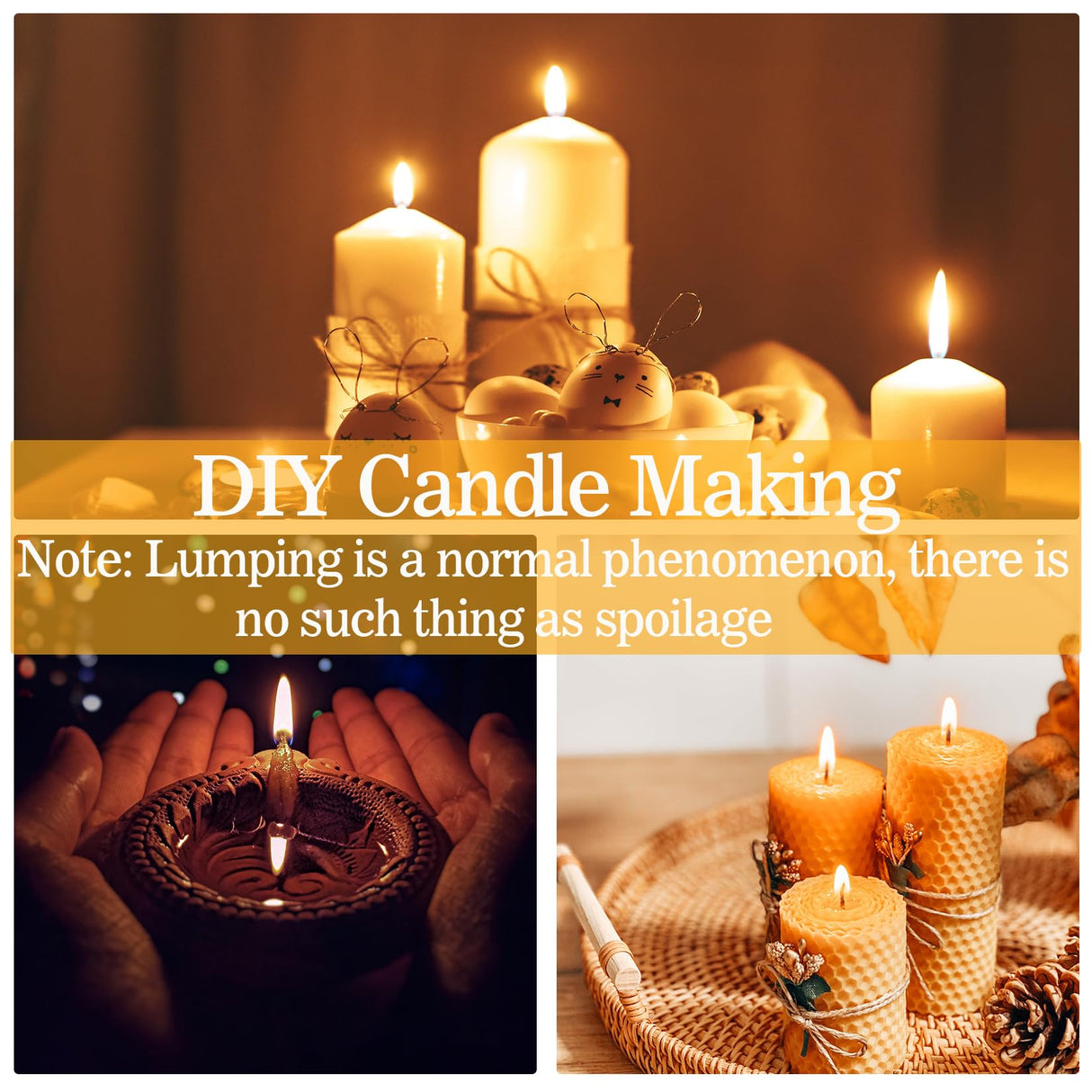 AHSNYLC Yellow Beeswax Pellets - Pure Beeswax Pastilles,Beeswax Beads Bulk,Beeswax Candle Making,Wax Pellets,Beeswax Wax Beads,Wax Bulk for DIY Making Candles,Skin Care,Soap Making Supplies (Yellow) AHSNYLC