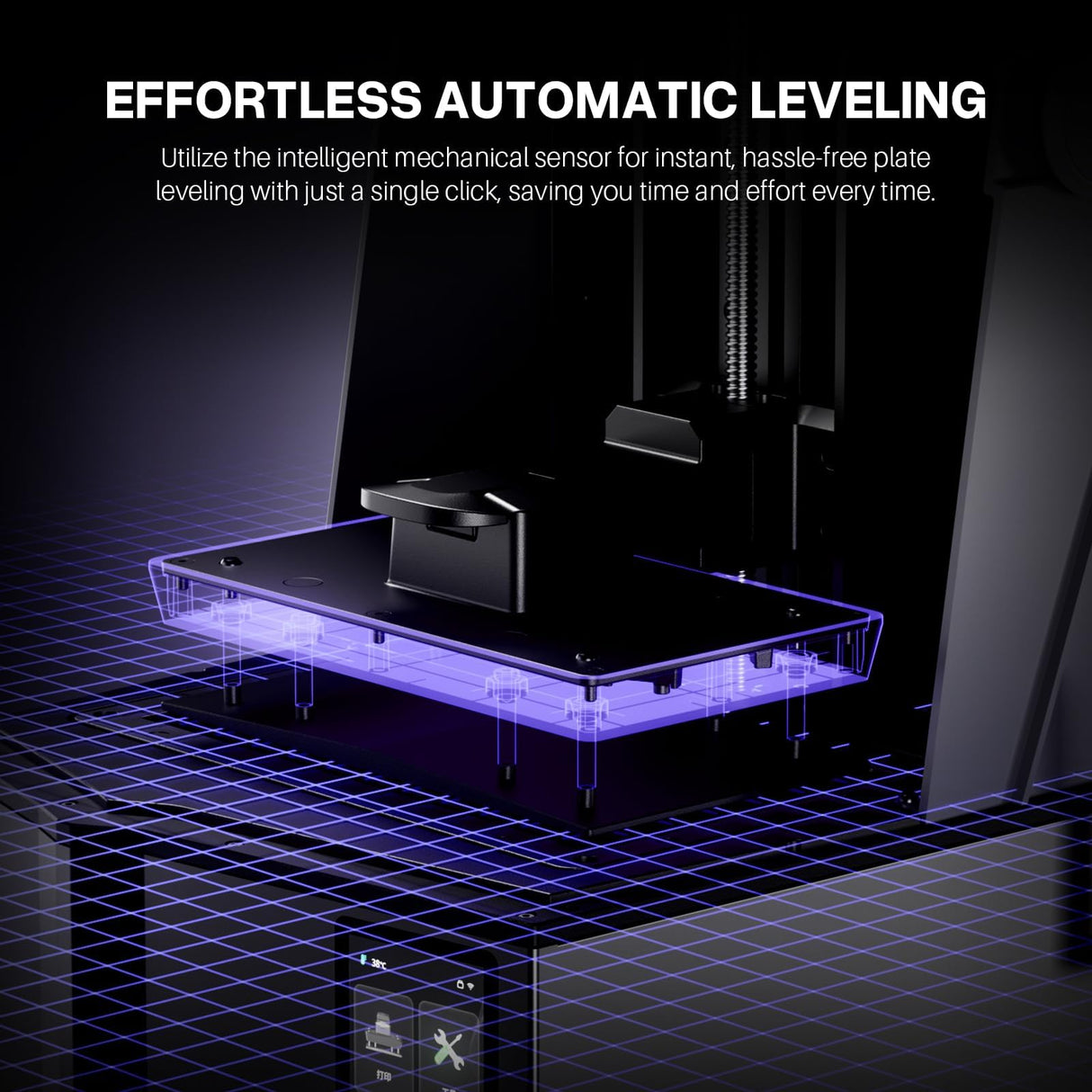 ELEGOO Saturn 4 Ultra 10"12K MSLA 3d Printer, Smart Resin Printer with AI Camera and Mechanical Sensor, 150mm/h Fast Printing, Auto-Leveling, WiFi Cluster Printing, Printing Size 8.62x4.84x8.66 Inches ELEGOO